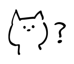 The Kawaii Cat sticker #8707319