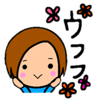 ShortBob girl!!  The hair style series. sticker #8707491