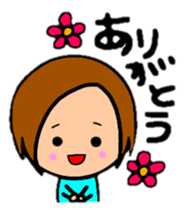 ShortBob girl!!  The hair style series. sticker #8707494