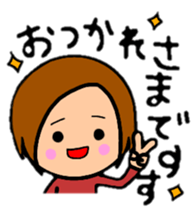 ShortBob girl!!  The hair style series. sticker #8707498