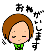 ShortBob girl!!  The hair style series. sticker #8707499