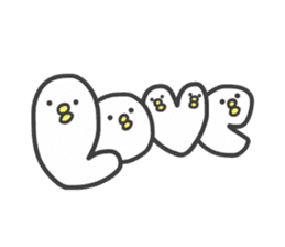 Nushi of white sticker #8707777