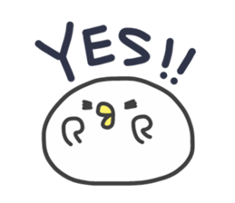 Nushi of white sticker #8707802