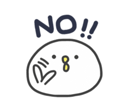 Nushi of white sticker #8707807