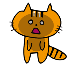 Cat sometimes fish sticker #8707906