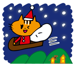 Cat sometimes fish sticker #8707911