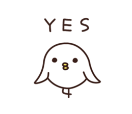 YES BIRD sticker #8708216