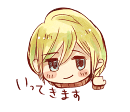 caramel boy sticker #8708266