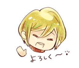 caramel boy sticker #8708277