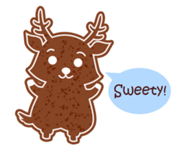 Christmas Deer Winter Snow Set sticker #8708781