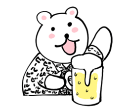 Beer bear Sticker! sticker #8709613
