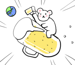 Beer bear Sticker! sticker #8709634