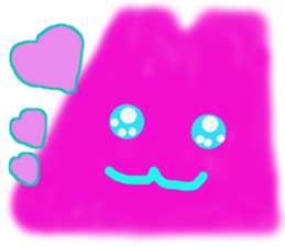 Lucky pink bunny sticker #8710105