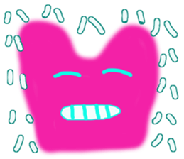 Lucky pink bunny sticker #8710114