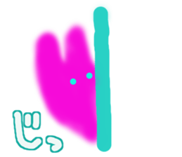 Lucky pink bunny sticker #8710115