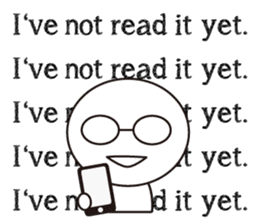 Trivial conversation in English sticker #8711051