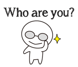 Trivial conversation in English sticker #8711052