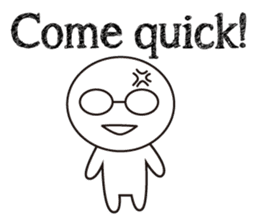 Trivial conversation in English sticker #8711055