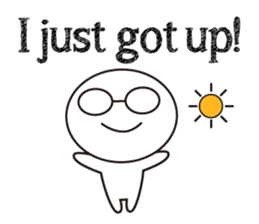 Trivial conversation in English sticker #8711056