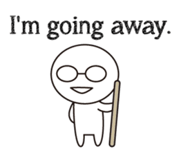 Trivial conversation in English sticker #8711058