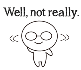 Trivial conversation in English sticker #8711061