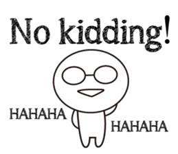 Trivial conversation in English sticker #8711066