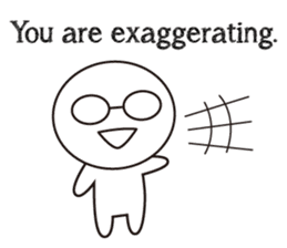 Trivial conversation in English sticker #8711067