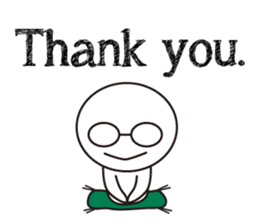 Trivial conversation in English sticker #8711070