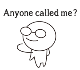 Trivial conversation in English sticker #8711075