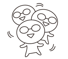 Trivial conversation in English sticker #8711080