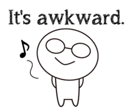 Trivial conversation in English sticker #8711083