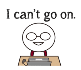 Trivial conversation in English sticker #8711084