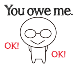 Trivial conversation in English sticker #8711085