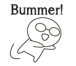 Trivial conversation in English sticker #8711087