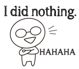 Trivial conversation in English sticker #8711088