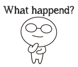 Trivial conversation in English sticker #8711089