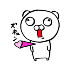 bear which focus of eyes does not fit sticker #8711543