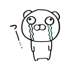 bear which focus of eyes does not fit sticker #8711547