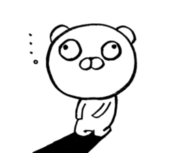 bear which focus of eyes does not fit sticker #8711549