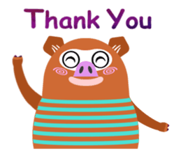 Striped Zupipip (English) sticker #8711811