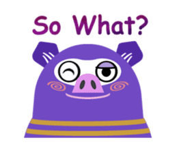 Striped Zupipip (English) sticker #8711817