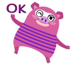 Striped Zupipip (English) sticker #8711821