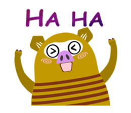 Striped Zupipip (English) sticker #8711826