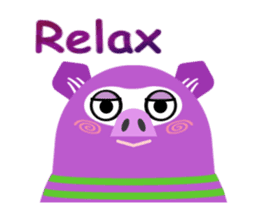 Striped Zupipip (English) sticker #8711830