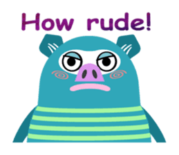 Striped Zupipip (English) sticker #8711833