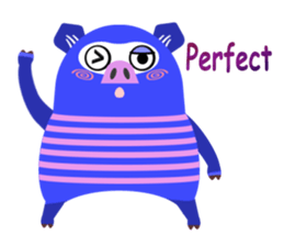 Striped Zupipip (English) sticker #8711841