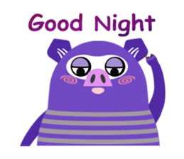 Striped Zupipip (English) sticker #8711842