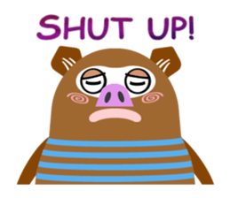 Striped Zupipip (English) sticker #8711843