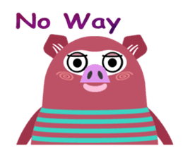 Striped Zupipip (English) sticker #8711845