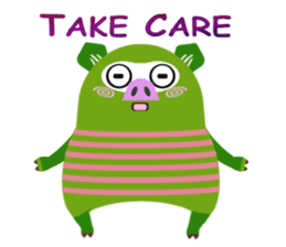 Striped Zupipip (English) sticker #8711849